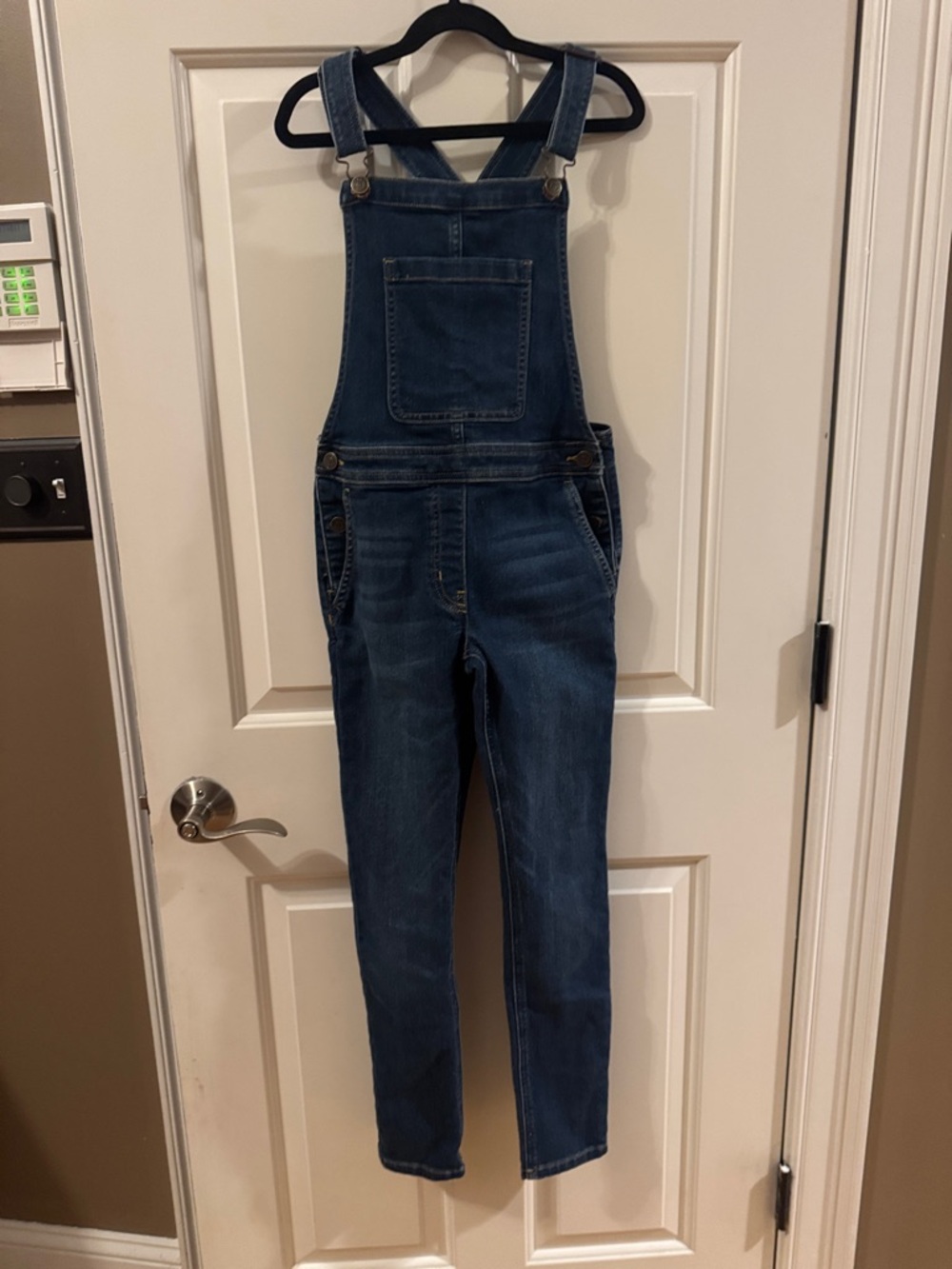 Dark Blue Denim Overalls
